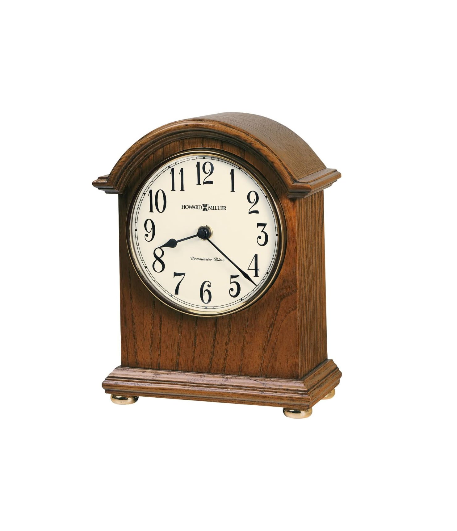 Howard Miller Kootenai Mantel Clock 547-722 – Oak Yorkshire Wood & Quartz Single Chime Movement